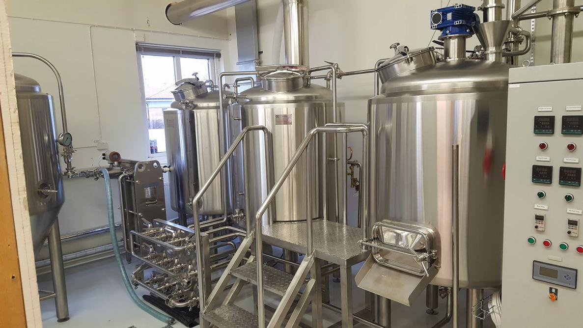 500L 2 vessel brewery equipment in Sweden-Gammelbacka Bryggeri